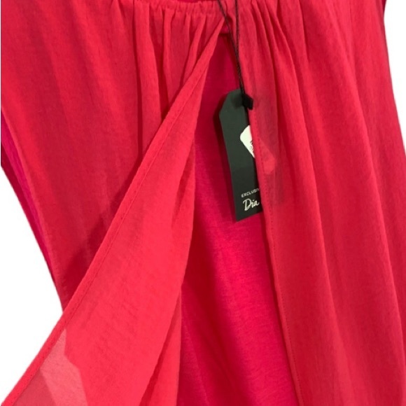 Cameo Appearance Blouse Double Layered Pink Tank Top 100% Rayon women’s 3X NEW - Picture 11 of 12